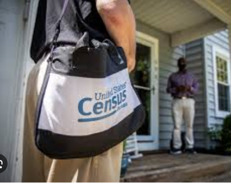 Census takers go door to door if necessary to record every person in the country