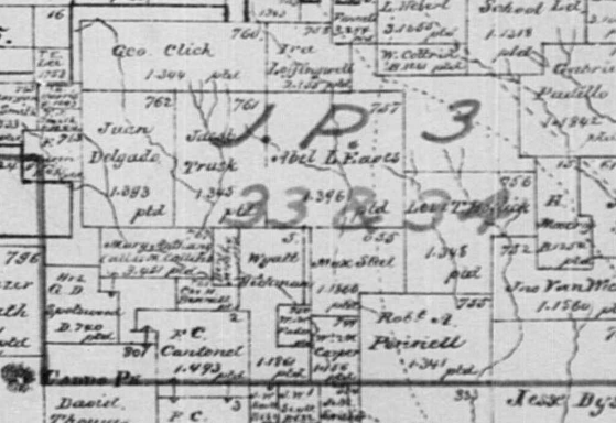 Enumeration districts drawn on platt maps can be awesome because they give landowners names
